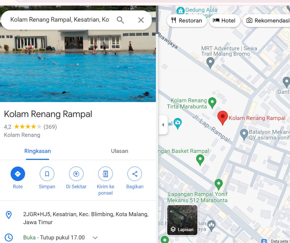 10 Rekomendasi Wisata Kolam Renang Di Malang JELAJAHNESIA ID