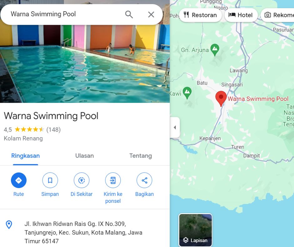 kolam renang malang