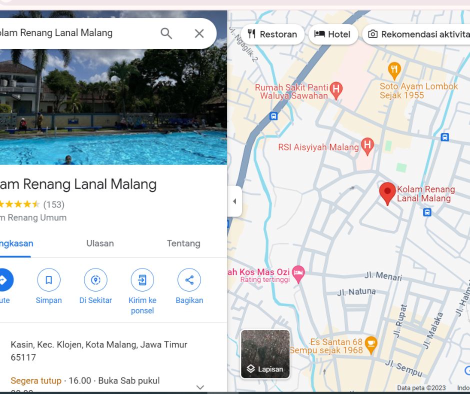 kolam renang malang