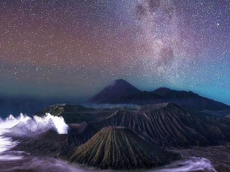 Milky Way di Bromo