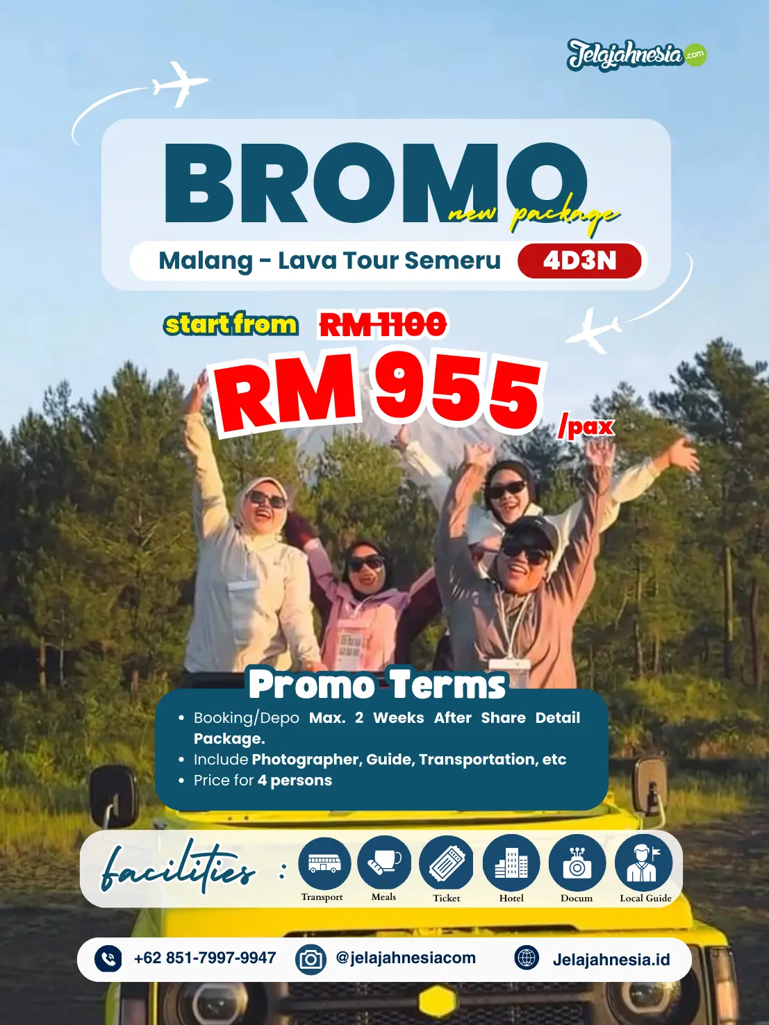 malang lava tour semeru 4D3N