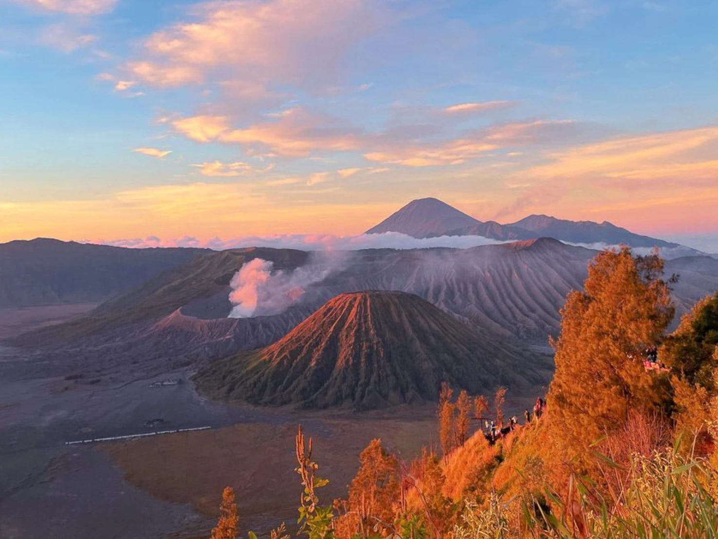 spot sunset bromo